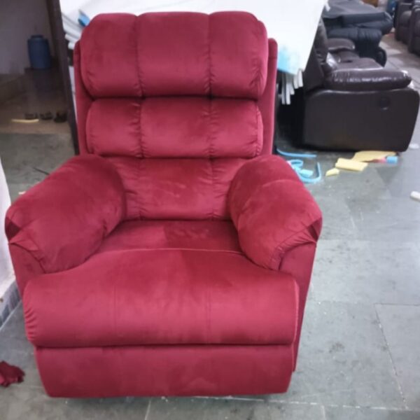 Single seat home theatre recliner (Solid Pink)