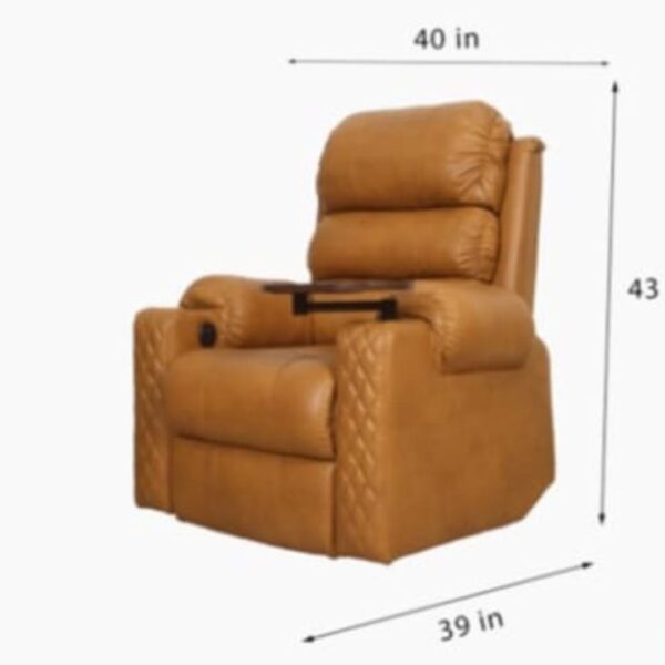 Single seat home theatre recliner (Wood)
