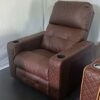 Single seat home theatre recliner (Medium Taupe) - Image 2