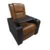 Single seat home theatre Recliners (Brown with Black) - Image 3