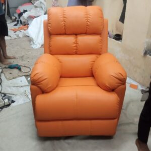 Single seat home theatre recliner (Indian Yellow)