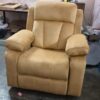 Single seat home theatre recliner (Peach Yellow)