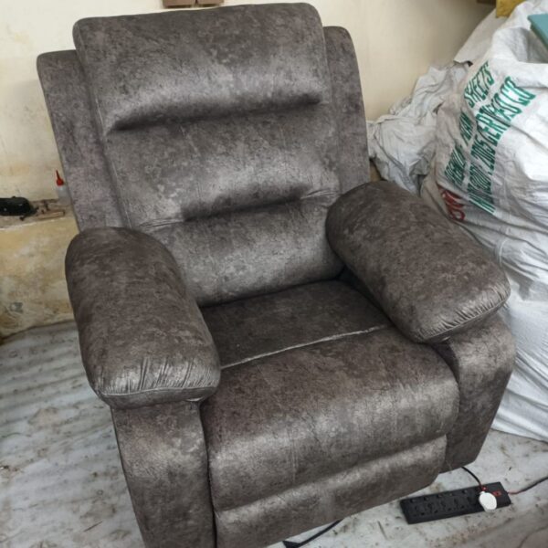Single seat home theatre recliner (Davy Grey)