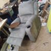 Single seat home theatre recliner (Regent Grey)